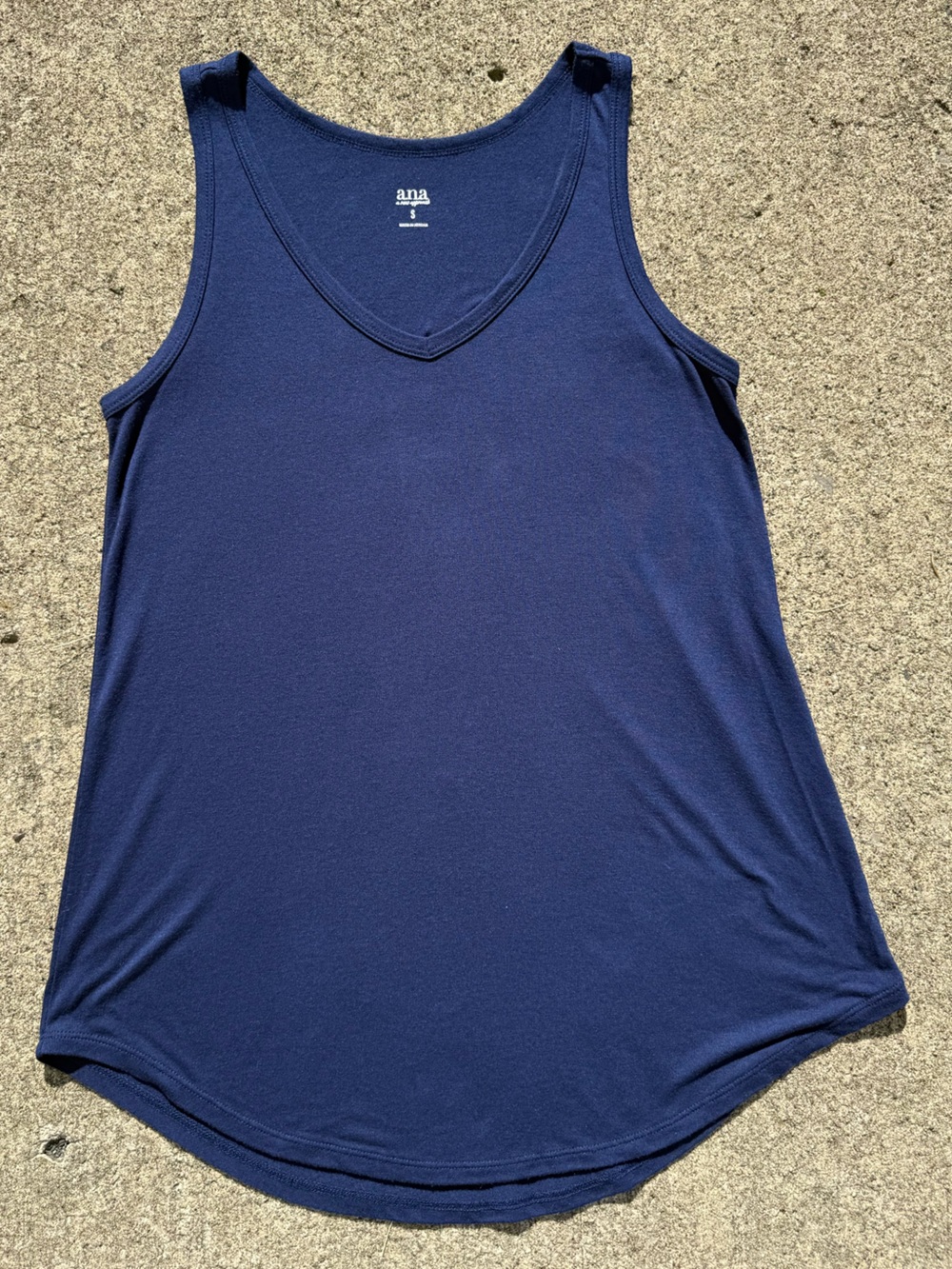 a.n.a Navy Blue Dolman Sleeve Top